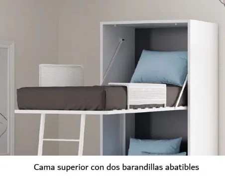 Litera abatible de matrimonio en MuebleDescanso.com