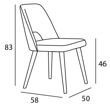 Silla Niza de Carabassi en muebledescanso.com