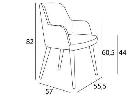 Butaca Cosmos de Carabassi en muebledescanso.com