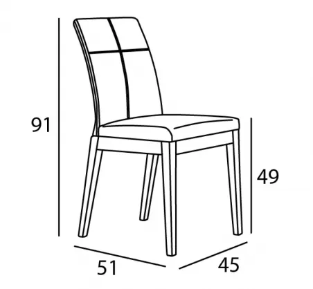 Silla Oca Cruz de Carabassi en muebledescanso.com