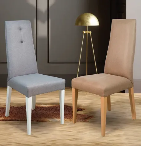 Silla moderna tapizada Magic de Pemi en MuebleDescanso El Viso