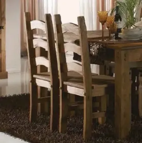 SILLA COLONIAL MADERA MACIZA