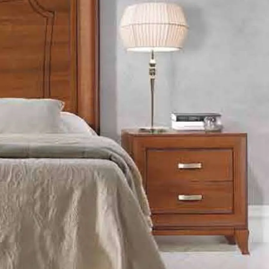 Mesita diseño clásico con marco y patas Pascual Salcedo en MuebleDescanso.com