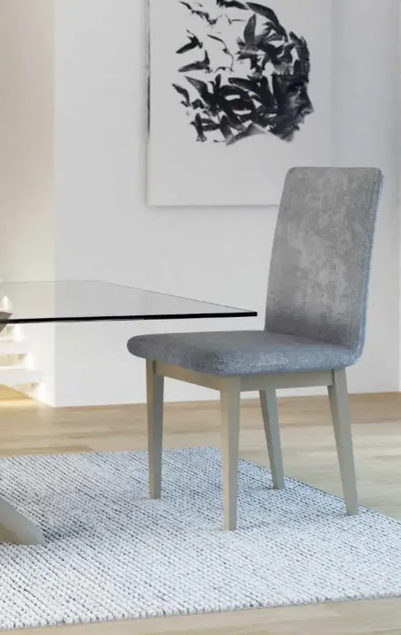 Silla moderna tapizada 316