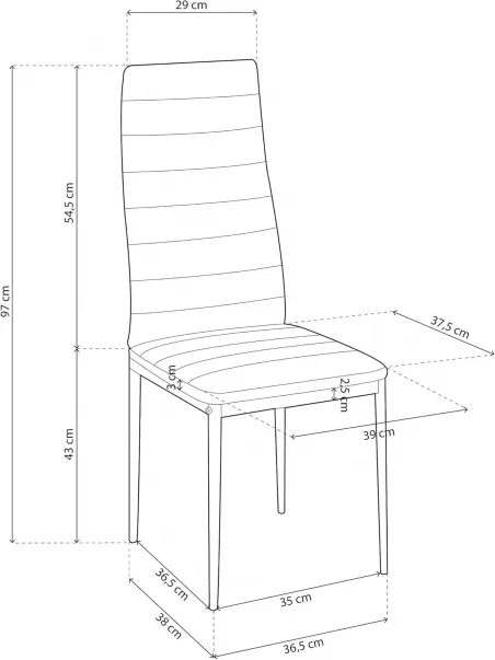 Oferta pack 6 sillas económicas cromo
