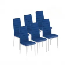 Oferta pack 6 sillas económicas cromo