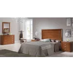 Dormitorio con cómoda y espejo linea clásica colección Parma