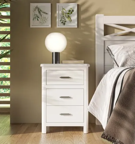 Mesita tres cajones colonial en MuebleDescanso.com