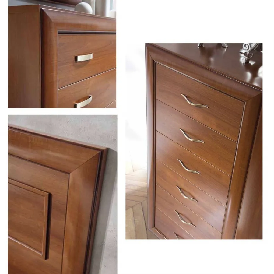 Cabecero y mesitas para dormitorio clásico Salcedo Mueble en MuebleDescanso El Viso de Málaga