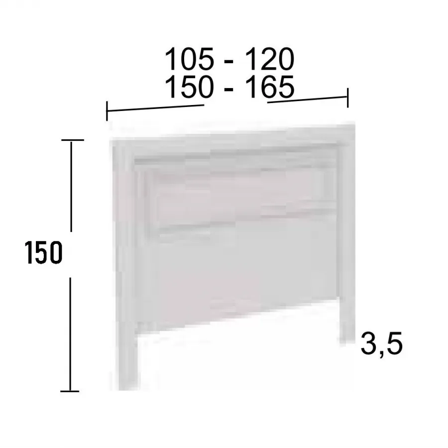 Cabecero y mesitas para dormitorio clásico Salcedo Mueble en MuebleDescanso El Viso de Málaga