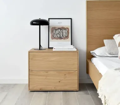 Mesita de noche Natur Tempo de Tegar Mobel en MuebleDescanso Málaga