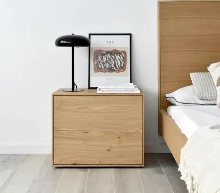 Mesita de noche Natur Tempo de Tegar Mobel en MuebleDescanso Málaga