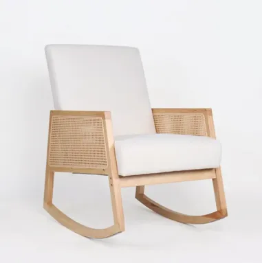 Butaca balancín moderna natural Julio en MuebleDescanso.com