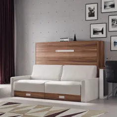 Cama 135 abatible horizontal con sofá en MuebleDescanso El Viso Málaga 2