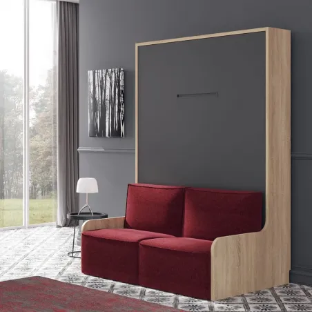 Cama abatible vertical para paredes de Pladur