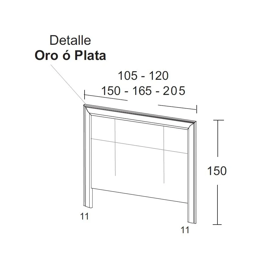 Dormitorio clásico con sinfonier de patas Salcedo Mueble en MuebleDescanso Málaga