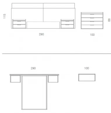 Dormitorio Mócano Kloset de Muebles Mágina