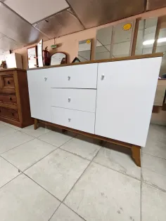Aparador Blanco-Madera