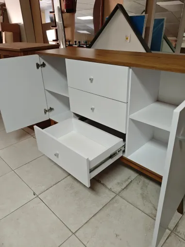 Aparador Blanco-Madera