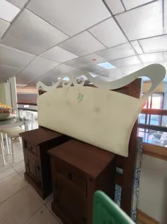 Cabecero forja tapizado