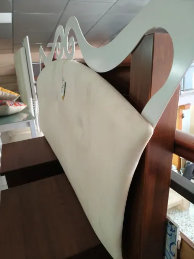 Cabecero forja tapizado